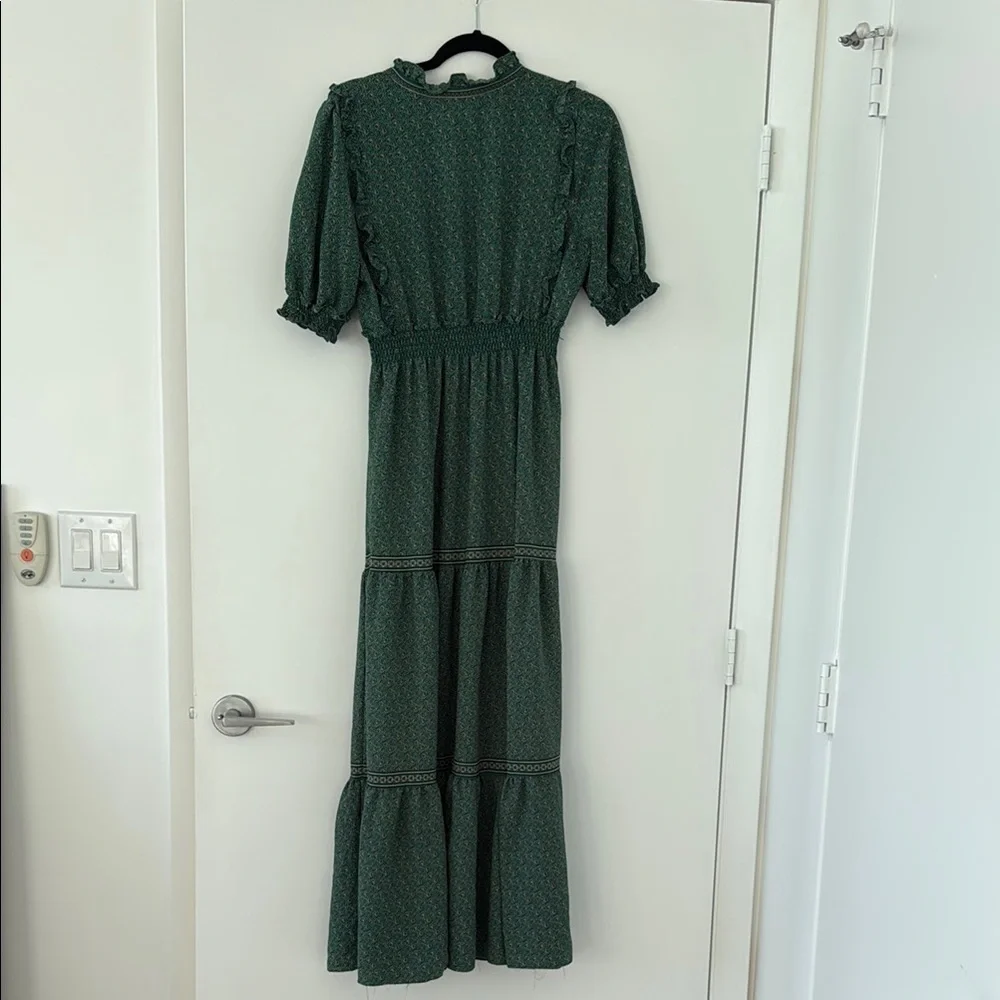 Max Studio Green Maxi Dress M - Picture 3 of 4